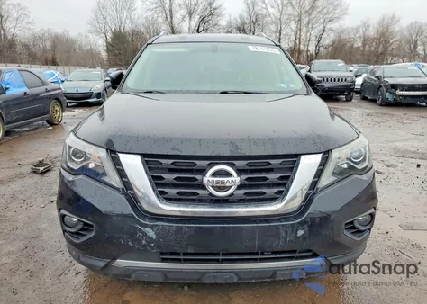 2019 Nissan Pathfinder S z USA, uszkodzony, nr VIN 5N1DR2MM3KC624484